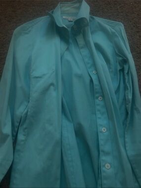 Banana Republic Light Teal Collared Shirt